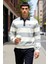 Erkek Polo Yaka Standart Kol Çizgili Sweatshirt Fonksiyonel Dayanıklı Kaliteli Konforlu Şık 2