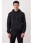 Erkek Kapüşonlu Standart Kol Regular Kalıp Sweatshirt Fonksiyonel Dayanıklı Kaliteli Rahat 3