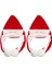 Peluş Yılbaşı Noel Baba Yeni Yıl Şapkası Hareketli Bıyık 2 Adet Noel Eğlence Şapkası 1