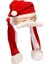 Peluş Yılbaşı Noel Baba Yeni Yıl Şapkası Hareketli Bıyık 2 Adet Noel Eğlence Şapkası 5