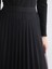 Lcwaıkıkı Classic Siyah Beli Lastikli Pileli Etek 4