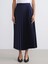 Lcwaıkıkı Classic Lacivert Beli Lastikli Saten Pileli Etek 4