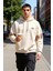 Erkek Kapüşonlu Standart Kol Renk Bloklu Oversize Kalıp Sweatshirt Fonksiyonel Dayanıklı Şık 2