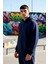 Erkek Kapüşonlu Fermuarlı Düşük Kol Uzun Kollu Kalıp Sweatshirt Fonksiyonel Dayanıklı Spor 5