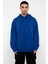 Erkek Kapüşonlu Düşük Kol Uzun Kollu Oversize Kalıp Sweatshirt Fonksiyonel Dayanıklı Rahat 3