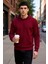 Erkek Kapüşonlu Standart Kol Ottoman Dokuma Regular Kalıp Sweatshirt Fonksiyonel Dayanıklı 2