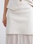 Lcw Vision Ekru Beli Lastikli Pileli Triko Etek 3