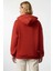 Kadın Kapüşonlu Düşük Kol Oversize Sweatshirt Fonksiyonel Dayanıklı Kaliteli Konforlu Spor 4