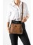 571 Collections Yıkama Deri Klipsli Fermuarlı 3 Bölmeli Burslu Omuz Çantası MODEL:(571-13T) 2