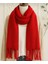 Yumuşak Dokulu Kırmızı Buklet Kadın Şalı 1