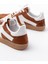 ZRİN-1004 Premium Taba Süet Bağcıklı Günlük Kadın Sneaker 5