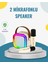 Kablosuz Karaoke Hoparlör – Çift Mikrofon ve LED Işıklı 1