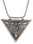 Gümüş Üçgen Içi Açılabilen Allah Muskalık Kolye 1