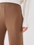 Yeni Sezon Beli Lastikli Düz Geniş Paça Kadın Triko Pantolon 4