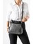 571 Collections Yıkama Deri Klipsli Fermuarlı 3 Bölmeli Burslu Omuz Çantası MODEL:(571-13T) 3