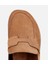02TEH317530A340 ERKEK Süet Taba Kahverengi Düz Terlik 5