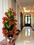 Yapay Kokina Yılbaşı Ev Dekorasyon Plastik Saksıda Yapay Çiçek 55 cm Dekoratif Çiçek 4
