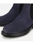 02BOH318160A680 ERKEK Süet Deri Lacivert Lastik Detaylı Chelsea Bot 3