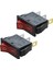 2x Rocker Anahtarı Kapalı Parlak Bipolar 28X10MM 250V 15A 3 Terminaller Kırmızı (Yurt Dışından) 1