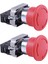 2 Pcs 22MM Nc Kırmızı Acil Durak Itme Düğmesi Anahtarı 600V 10A ZB2-BE102C XB2-BS542X1 (Yurt Dışından) 1