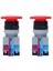 2x Ac 600V 10A Kırmızı Acil Durum Push Düğme Anahtarı 22MM Nc Nc (Yurt Dışından) 1