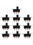 10PCS Yüksek Knob 6 Pin 3 Konum Dpdt Panel Slayt Anahtarı 0 5A 50V Dc (Yurt Dışından) 2