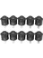 10 Pcs Spst Siyah Düğmesi Aç/kapalı Yuvarlak Rocker Anahtarı Ac 6A/125V 3A/250V (Yurt Dışından) 1