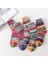 5'li Kışlık Kalın Unisex Soket Çorap Set Renkli Desenli Pamuk İpliği ile Sıcak Tutar 2