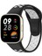 Newface Xiaomi Redmi Watch 3 Spor Delikli Kordon - Siyah-Beyaz 1
