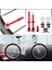Tubeless Hava Valfı, Mountain Road Bike Tubeless Jant Valfleri Için Mtb Set Bisiklet Yedek Parçaları Ek KIRMIZI-44MM (Yurt Dışından) 2