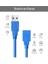 4626 Usb 3.0 Dişi Erkek Uzatma Ara Kablosu 1 Metre Mavi Yüksek Kaliteli Dayanıklı Bağlantı 6