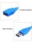 4626 Usb 3.0 Dişi Erkek Uzatma Ara Kablosu 1 Metre Mavi Yüksek Kaliteli Dayanıklı Bağlantı 7