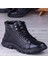 Fermuarlı Deri Bot Erkek Günlük Kışlık Bot 1