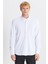 Pamuklu Tailored Slim Fit Dar Kesim Düğmeli Yaka Örme Gömlek 3