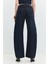 JILL Barrel Fit Rinse Koyu İndigo Kadın Jean Pantolon 12