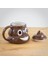 Poo Kaka Emoji Kupa Bardak Tasarım Kupa Dekoratif Hediyelik 2