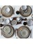 Keramika Timeless Brown Stackable Yemek/kahvaltı Takımı 20 Parça 4 Kişilik 21972-73 1