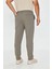 Erkek Bel Kemerli Klasik Bez Ayağı Kumaş Jogger 4