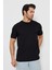 Erkek Sade Basic Bisiklet Yaka 2 Ip Rahat Ferah Dokulu Kumaş Günlük Kullanıma Uygun T-Shırt 1