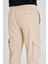 Duble Kumaş Kargo Cep Lastik Paça Pantolon 4