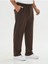 Erkek Baggy Krep Kumaş Bağcıklı Pantolon 5