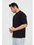 Erkek Bisiklet Yaka Oversize 2 Ip T-Shirt 5