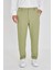 Erkek Bel Yarım Lastikli Kemerli Double Paça Dabıl Face Kumaş Slim Fit Pantolon 2
