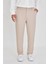 Erkek Bel Yarım Lastikli Kemerli Double Paça Dabıl Face Kumaş Slim Fit Pantolon 2