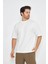 Erkek Bisiklet Yaka Oversize 2 Ip T-Shirt 3