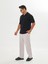 Erkek Baggy Krep Kumaş Bağcıklı Pantolon 2