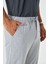 Erkek Bel Kemerli Klasik Bez Ayağı Kumaş Jogger 5