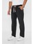 Erkek Parçalı Desen Yan Etiketli Baggy Kot Pantolon 721 4