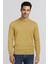 Erkek Triko Bisiklet Yaka Sarı Yün Görünümlü Tüylenmez 3009 1