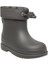 CC330 Bimbi Euri Borregutio Içi Kürklü Unisex Çocuk Yağmur Çizmesi Koyu Gri 1